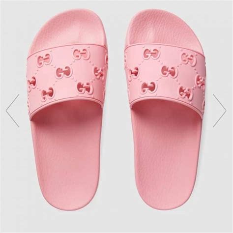 gucci pink pool slides|Gucci slides nordstrom.